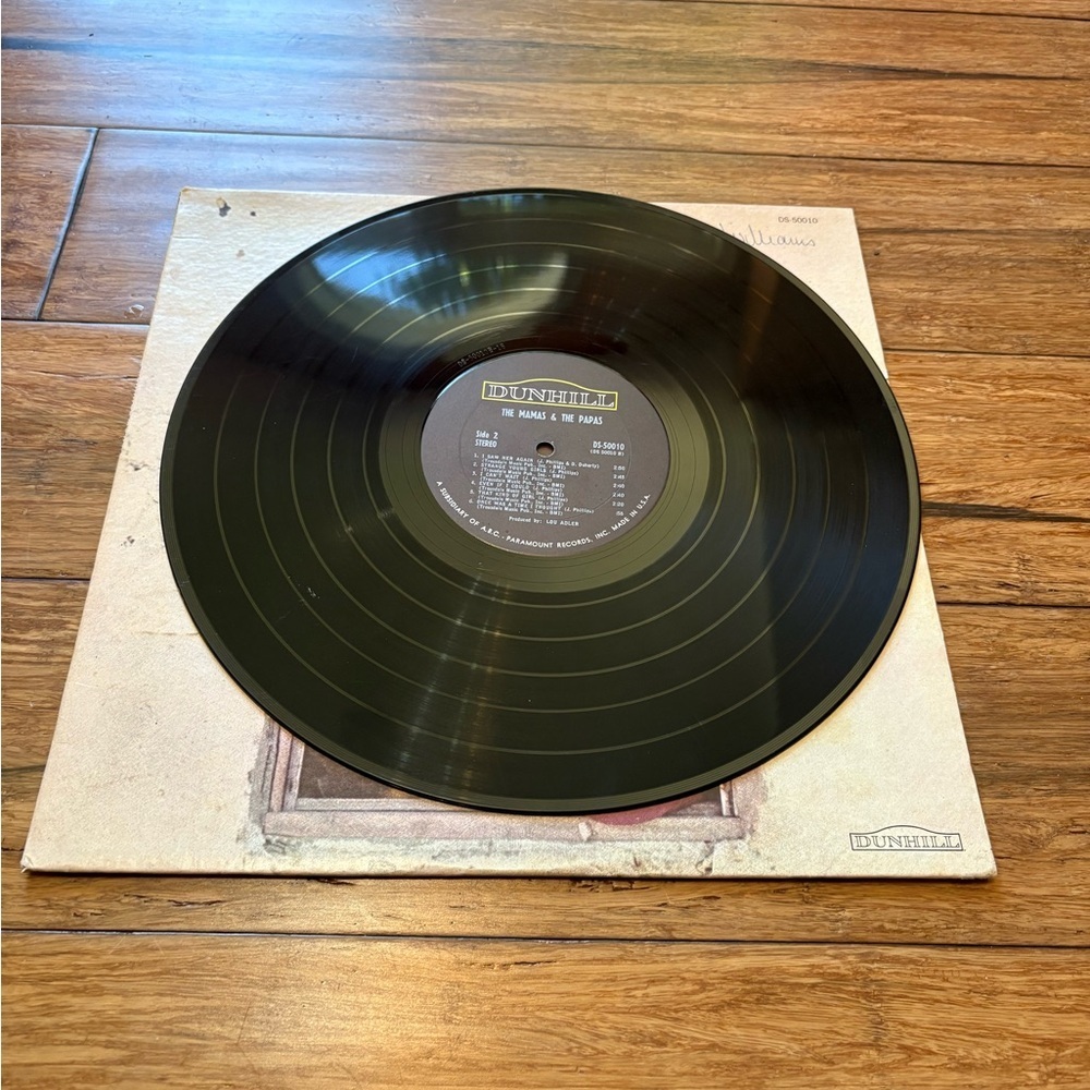 The Mamas & The Papas Self Titled Vinyl Record LP Dunhill - Picture 8 of 10
